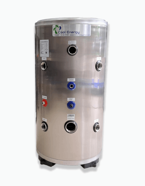Cool Energy 120L Stainless Buffer Tank CE-B120 Heat Pump