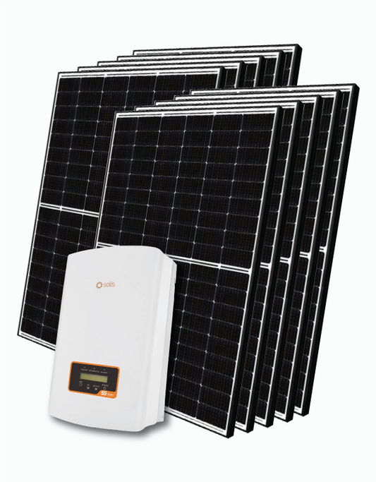 Kit de sistema solar fotovoltaico de 10 paneles de 4,4 kW (3925u)