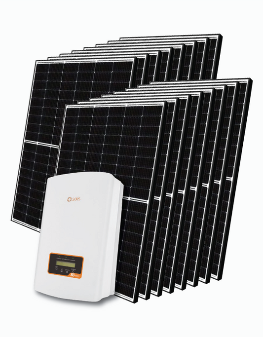 Kit de sistema solar fotovoltaico de 14 paneles y 6,16 kW (5495u)