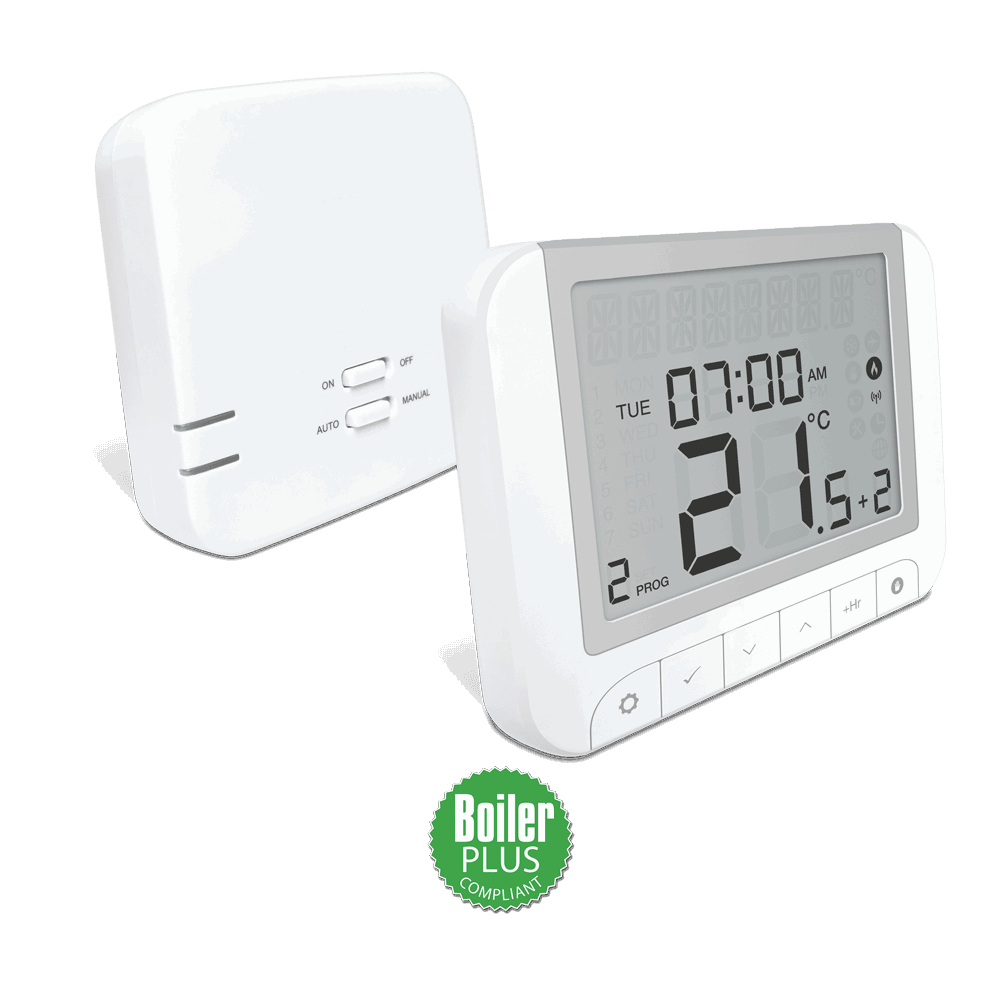 Salus Digital Programmable Wireless Room Thermostat Boiler CE-RT520R