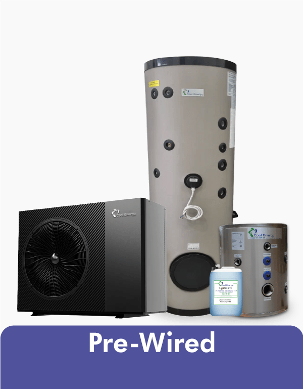 9kW | Pre Wired | inverTech High Temp Heat Pump Package (Full Install Kit)
